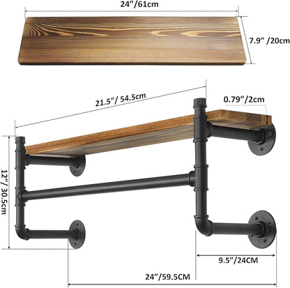 WEBI Wall Mounted Clothes Rack - Image 3