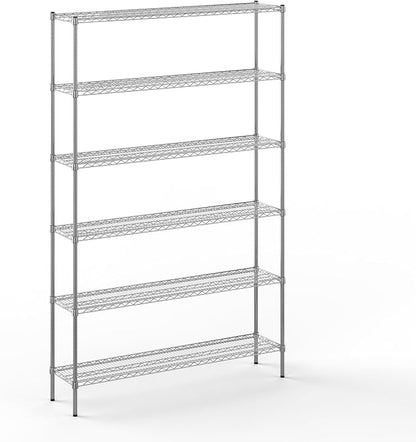14" Deep x 60" Wide x 96" Height Wire Shelving Kit | 6-Tier | NSF Commercial by Regal+Altair