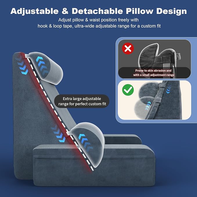 Reading Pillow, Back Pillow for Bed - Image 4