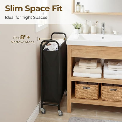 GRANNY SAYS 80L Laundry Hamper, Slim Laundry Basket - Image 3