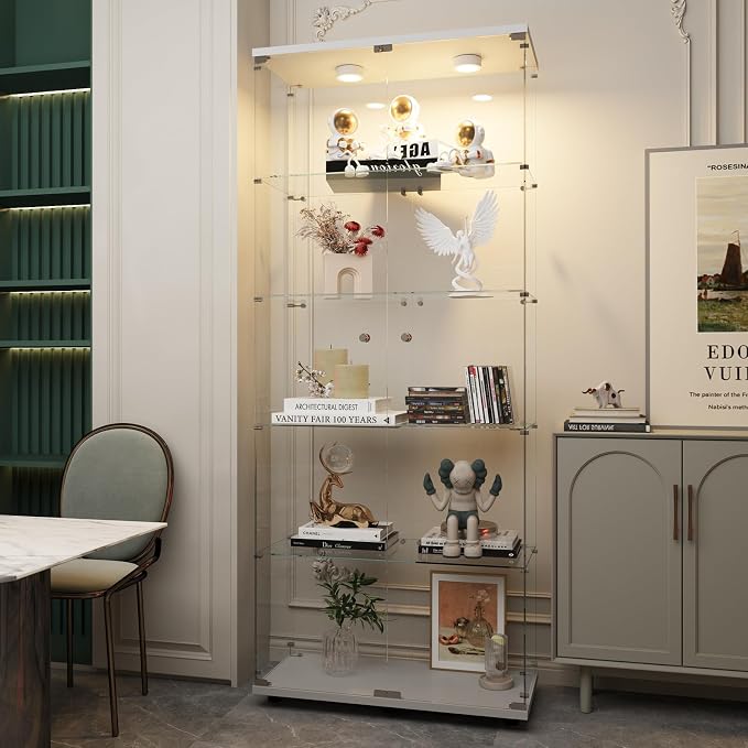 Beauty4U Glass Display Cabinet - Image 2