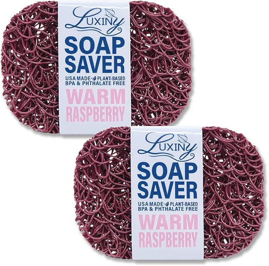 Soap Savers for bar soap, American Made by Luxiny, Lifts Soap in Soap Dishes & by Luxiny