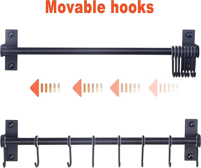Dseap Pot Rack - Pots and Pans Hanging Rack Rail - Image 7