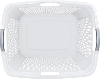 2.5 Bushel Plastic Dirty Laundry Basket, - Image 6