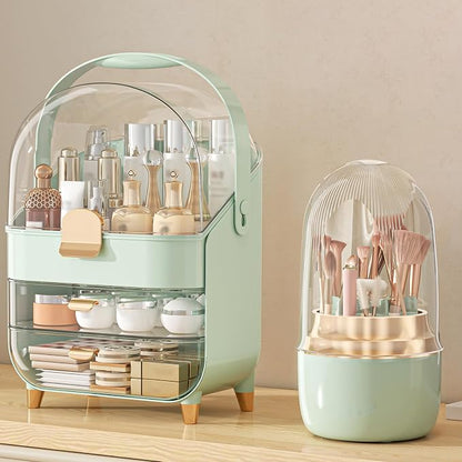 Makeup Organizer, Skincare Holder Bathroom Counter Organizer, Storage Box by Anylady