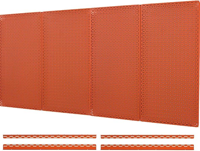 OmniWall 16" x 32" Metal Pegboard Panel 4-Pack by OmniWall
