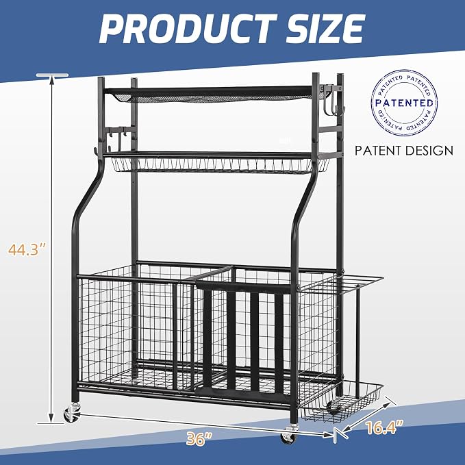 PLKOW Sports Equipment Organizer - Image 6