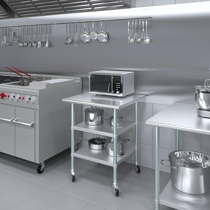 AmGood Stainless Steel Work Table - Image 5