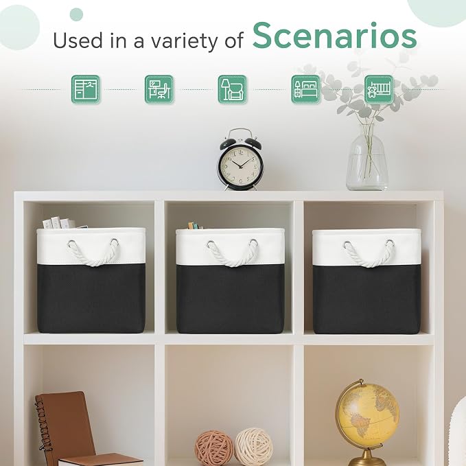 FinishingBo 11 inch Cube Storage Bin - Image 7