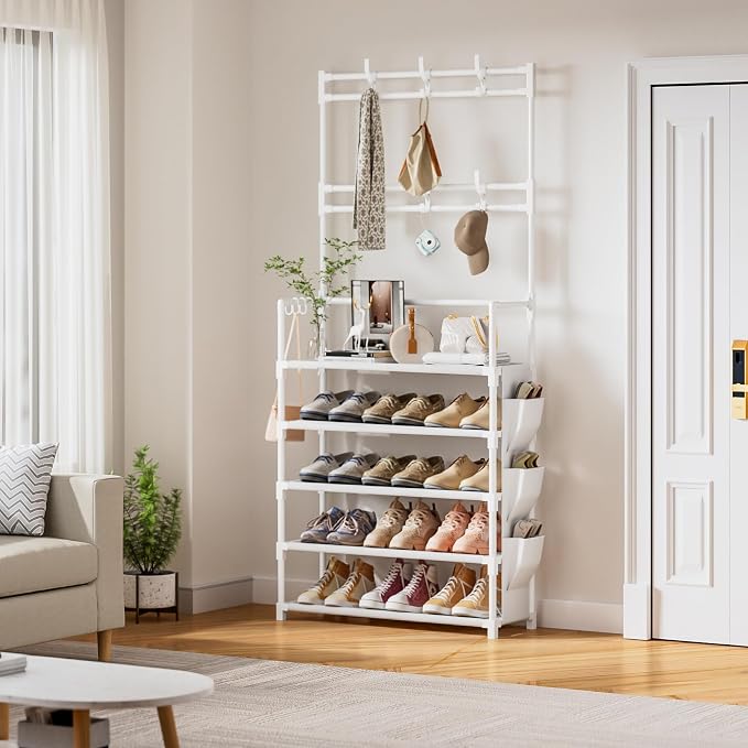 Shoe Rack 5 Tier Shoe Organizer Storage 15-20 Pairs - Image 2