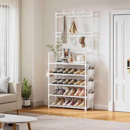 Shoe Rack 5 Tier Shoe Organizer Storage 15-20 Pairs - Image 2
