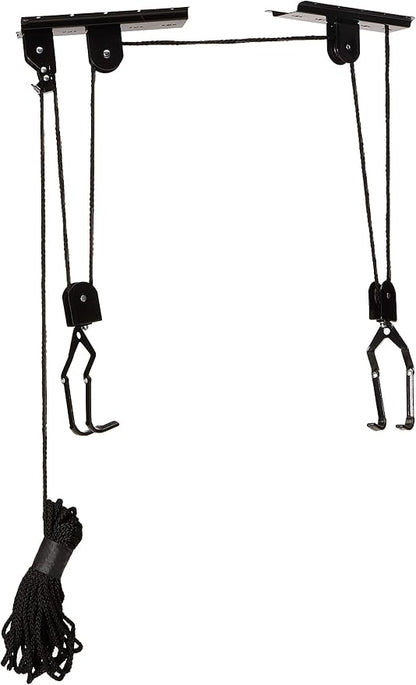 Bike Hanger - Overhead Hoist Pulley System - Secure Garage Ceiling Storage by by RADSportz