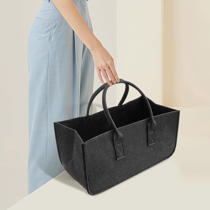 Felt Storage Bins 2Pcs 20x10x10 Inch Large Capacity Felt Basket - Image 4
