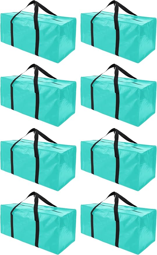 8 Pack Extra Large Moving Bags by PANDA+JOYS