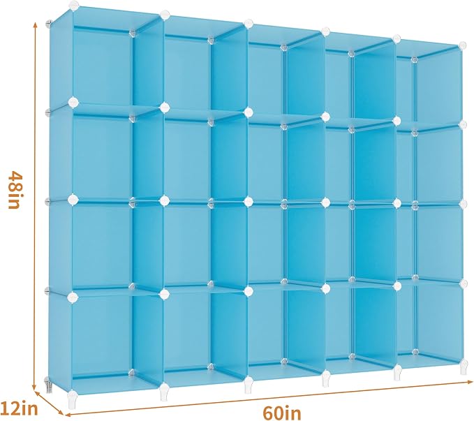 HOMIDEC 20-Cube Storage Organizer, Closet Organizer Storage Shelf Bookcase - Image 3