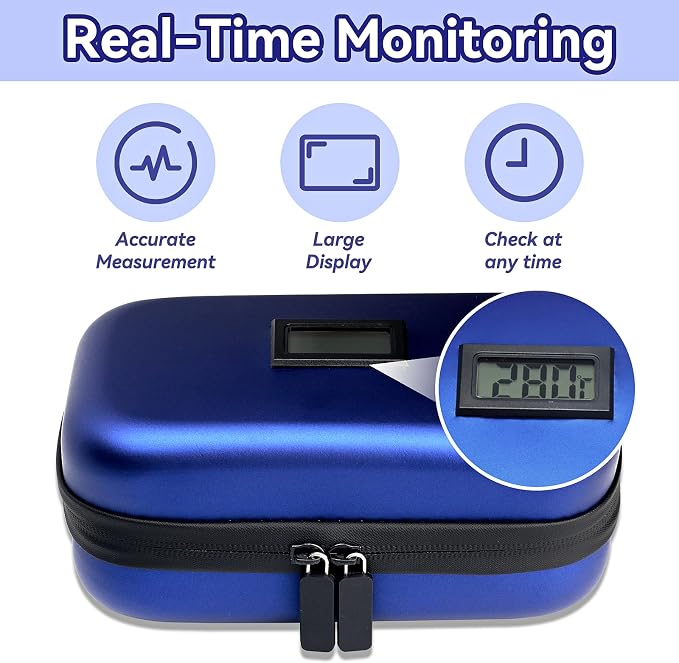 Insulin Cooler Travel Case, TSA Approved Medication Diabetic Cooler Organizer - Image 5