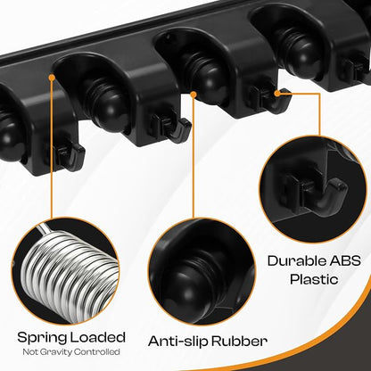 Heavy Duty ABS Plastic Broom Holder - Image 2