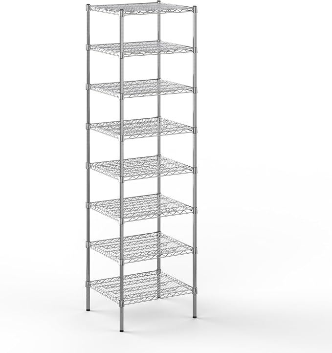 21" Deep x 24" Wide x 86" Height Wire Shelving Kit | 8-Tier | NSF Commercial by Regal+Altair