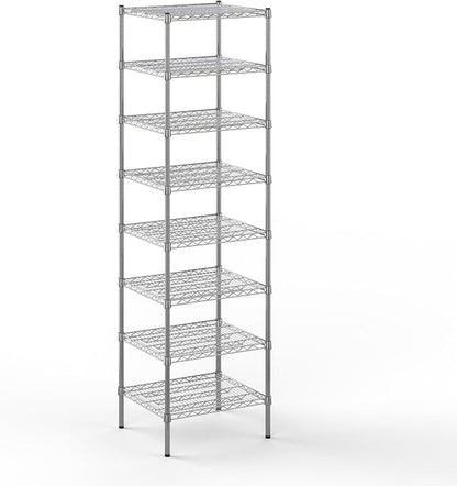 21" Deep x 24" Wide x 86" Height Wire Shelving Kit | 8-Tier | NSF Commercial by Regal+Altair