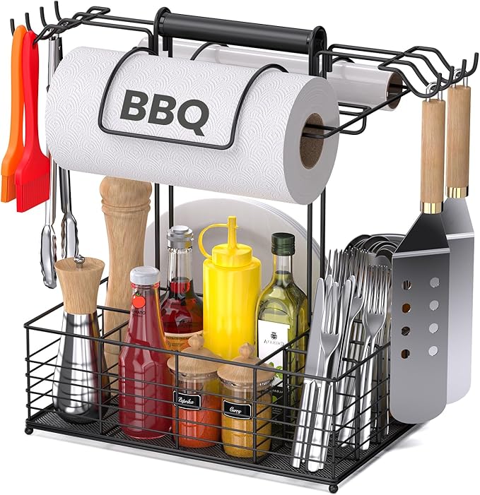 Grill Caddy for Outdoor Grill by GBEER