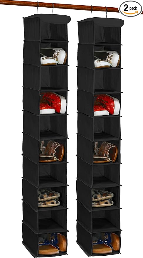 Simple Houseware 2 Pack 10 Shelves Hanging Organizer by SimpleHouseware