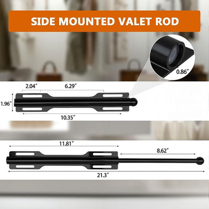Pull-out Valet Rod for Closet 2 Pack - Image 2