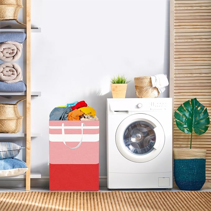 2-Pack Foldable Laundry Basket, Large Laundry Baskets - Image 7