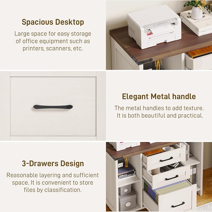 Farmhouse Lateral File Cabinet - Image 7