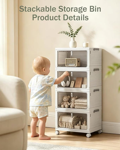 23QT Stackable Storage Bins - Image 2