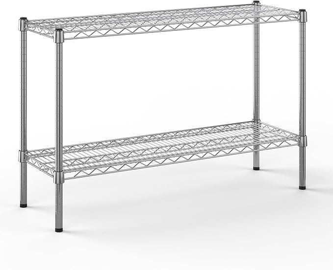 14" Deep x 42" Wide x 27" Height Wire Shelving Kit | 2-Tier | NSF Commercial by Regal+Altair
