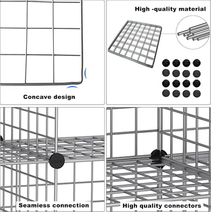 C&AHOME Wire Cube Storage, 12 - Image 8