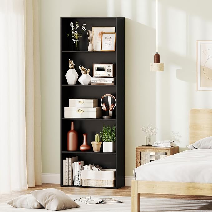 Giantex 5-Tier Bookshelf, Freestanding Bookcase - Image 9
