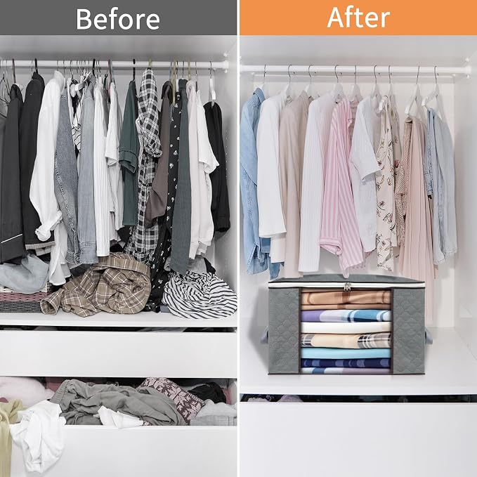 combocube 3 Pack Closet Organizers and Storage Containers, Clothes Storage Bins - Image 6