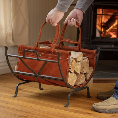 UniFlame Olde World Iron Firewood Log Holder - Image 10
