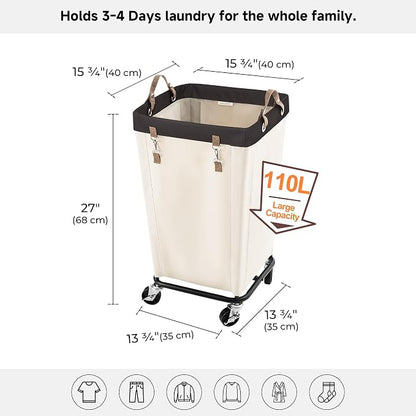 StorageWorks 110L Laundry Basket - Image 3