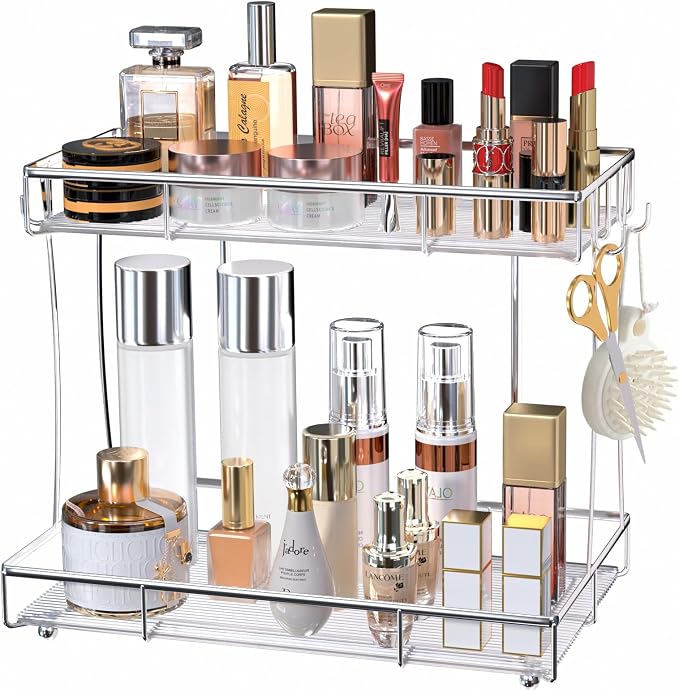 Bathroom Organizer Countertop Perfume Organizer Makeup Organizer Cosmetics by Megier