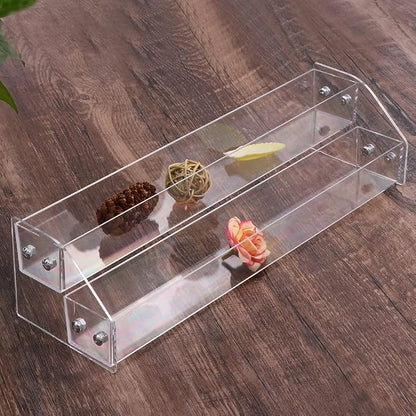 Nail Polish Organizer, 2 Tier Clear Acrylic Nail Polish Holder, Trapezoid Nail - Image 2