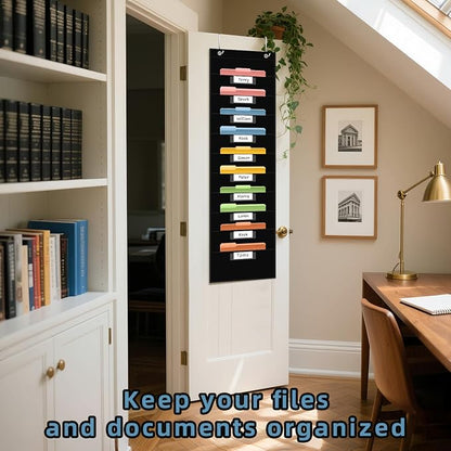 10 Pocket Hanging Wall File Organizer - Image 6