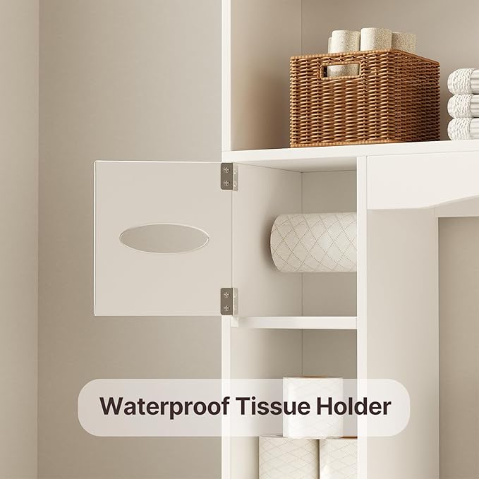 Gizoon 66''H Over The Toilet Storage Cabinet, - Image 6