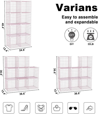 C&AHOME Wire Cube Storage, 8 - Image 3