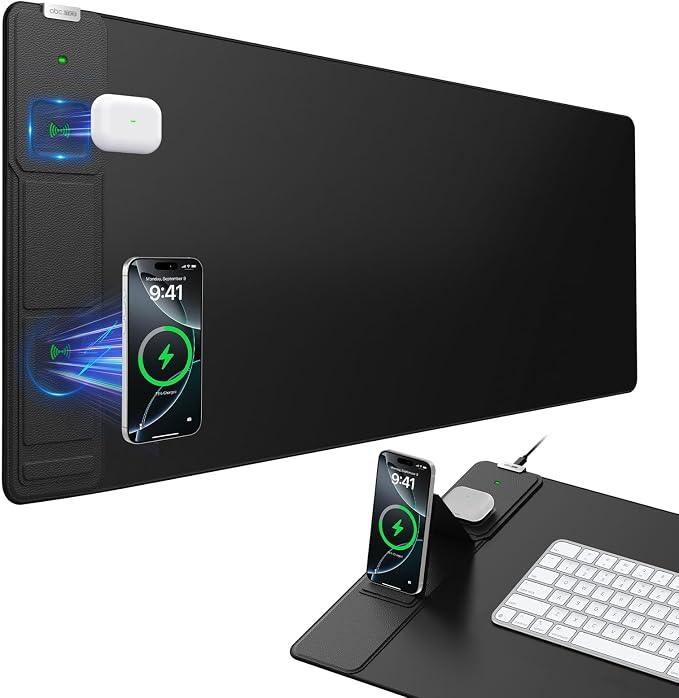 Wireless Charging Mouse Pad by abcmat