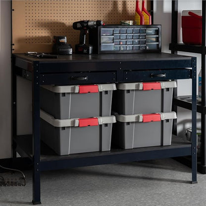 IRIS USA 12 Gallon Lockable Storage Totes - Image 3