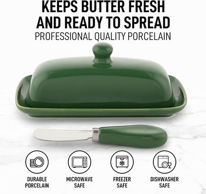 Zulay Butter Dish With Lid For Countertop - Image 2
