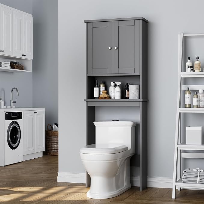 Over the Toilet Storage Cabinet, Bathroom Storage Cabinet Over Toilet - Image 3