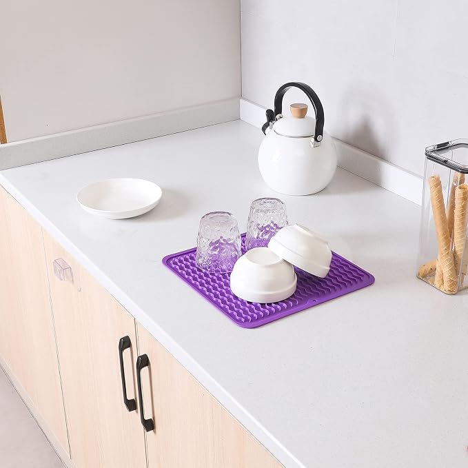 Silicone Dish Drying Mat for Multiple Usage, Easy clean, Eco-friendly, - Image 5