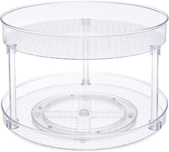 Amazon Basics 2 Tier Lazy Susan Turntable Organizer by AmazonBasics