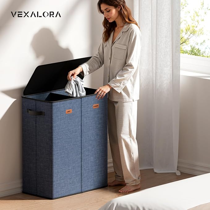 150L Double Laundry Hamper - Image 2