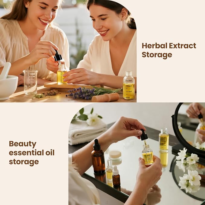 50 Pcs 1/2oz Clear Glass Dropper Bottles - Image 6