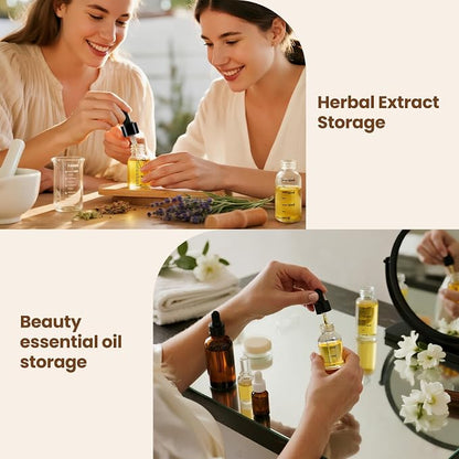 50 Pcs 1/2oz Clear Glass Dropper Bottles - Image 6