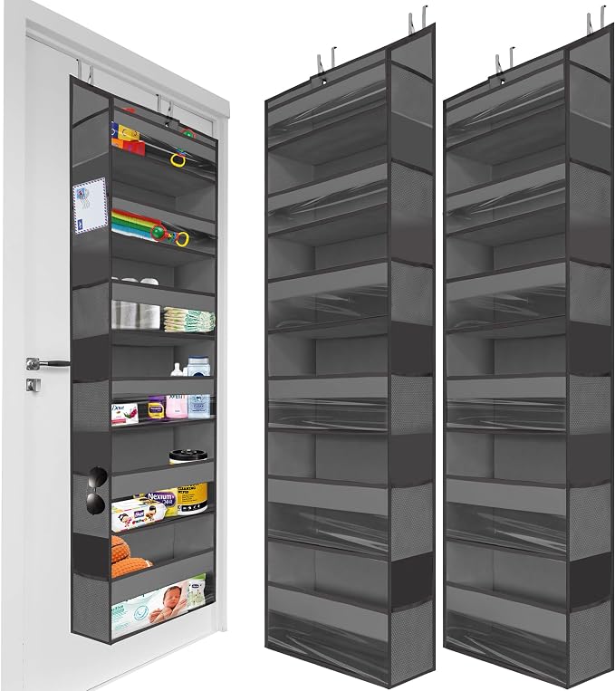 HOMELUX THEORY Over The Door Organizer Hanging by HomeluxTheory